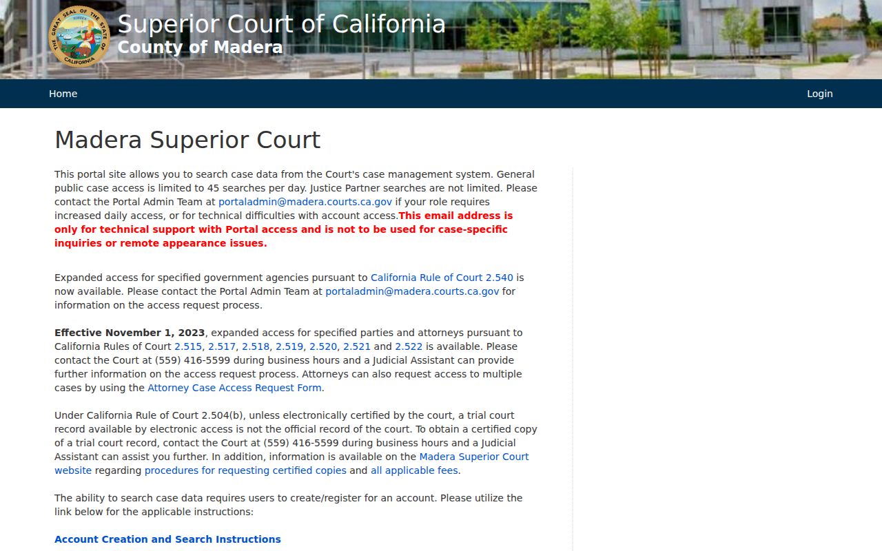 Madera people search court records portal