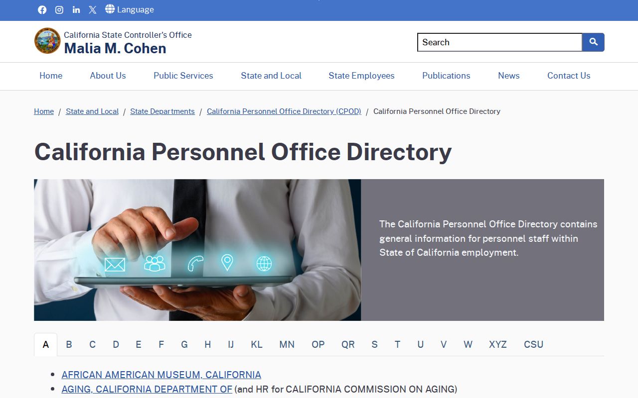 Madera voter registration records context beside California Personnel Office Directory